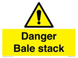 Danger Bale stack